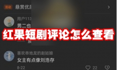 红果短剧评论怎么查看