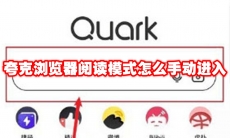 夸克浏览器阅读模式怎么手动进入